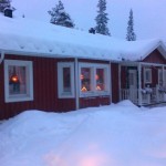 Esimerkkiasennus Pohjois-Ruotsissa Suomen rajalla 