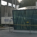 Toisen hissikuilun lumiesteet Lappeenrannassa